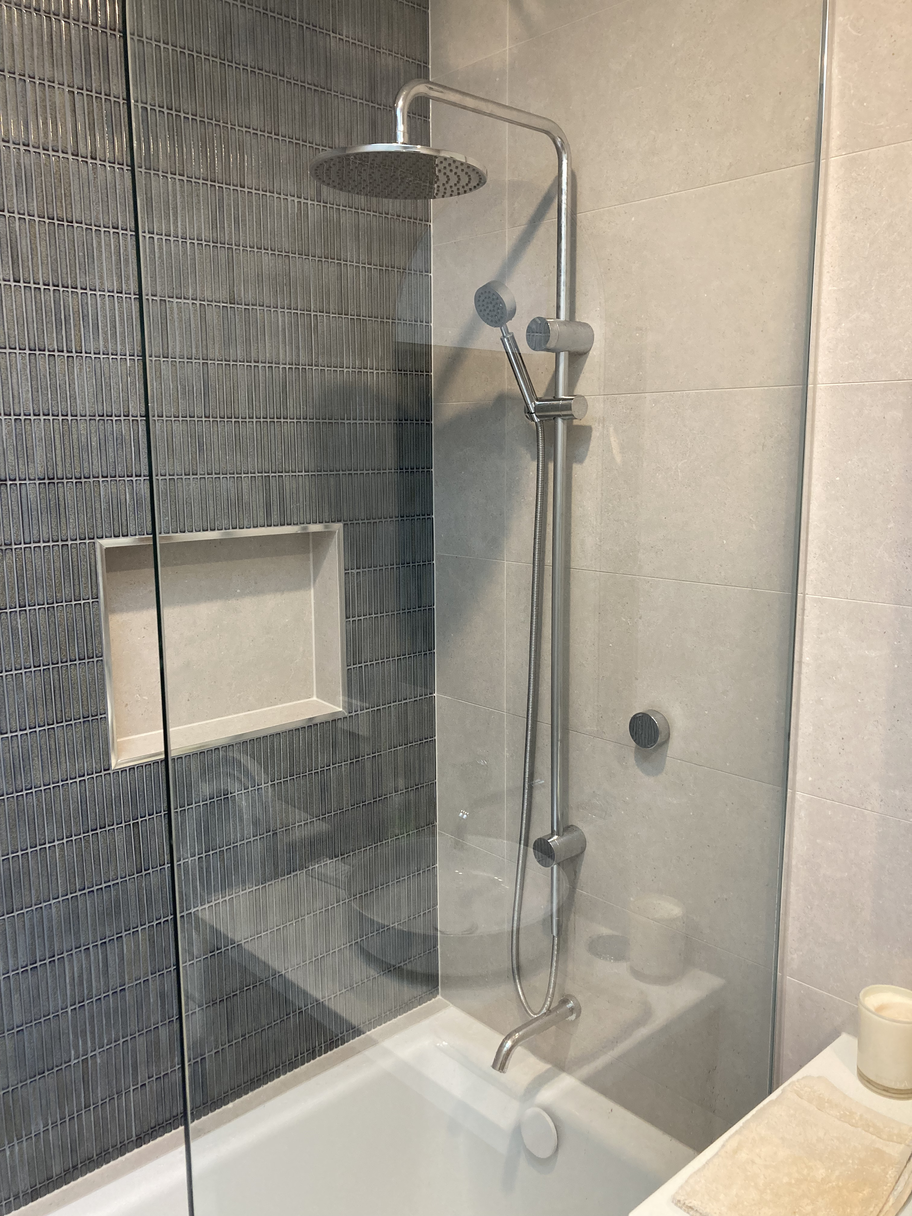 Shower-Over-Bath Family Bathroom photo 2