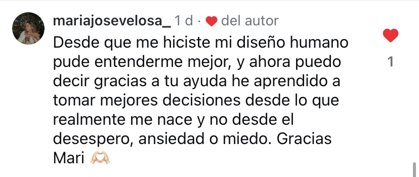 Testimonio de María José Velosa