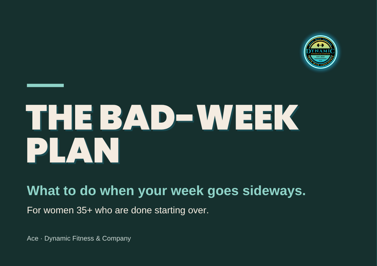 Cover of The Bad-Week Plan guide by Ace, Dynamic Fitness and Company