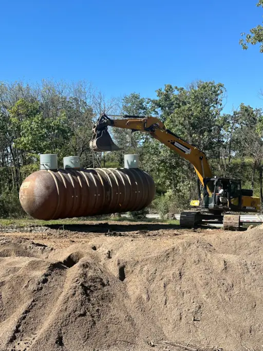 Advanced Septic & Pumping septic installation project