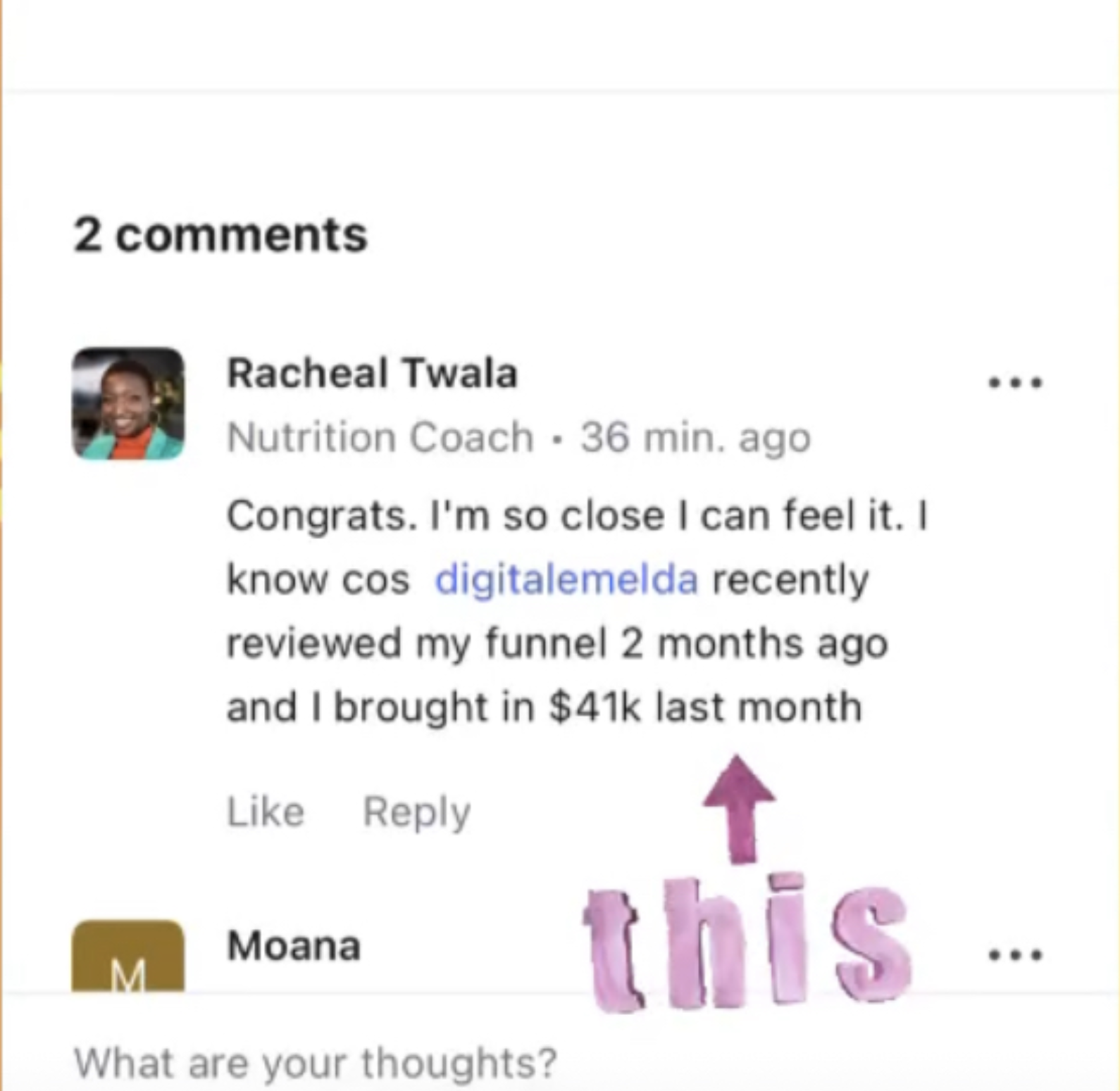 Client result