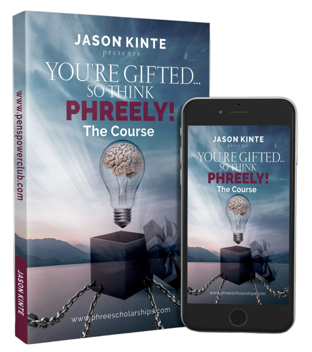 You’re Gifted So Think Phreely — book-course cover