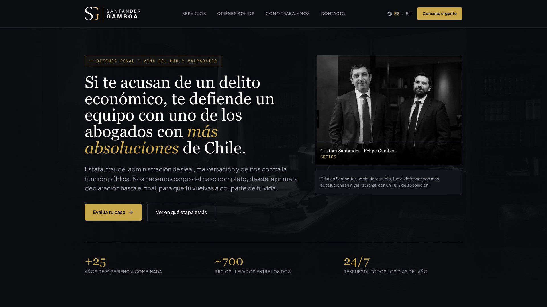 Santander Gamboa: el estudio que arrancó sin nombre, sin logo y sin sitio
