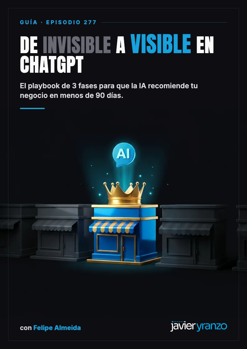 Portada del ebook De invisible a visible en ChatGPT