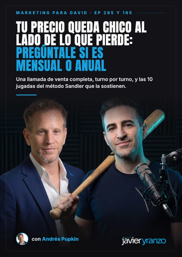 Portada del ebook Tu precio queda chico al lado de lo que pierde: pregúntale si es mensual o anual