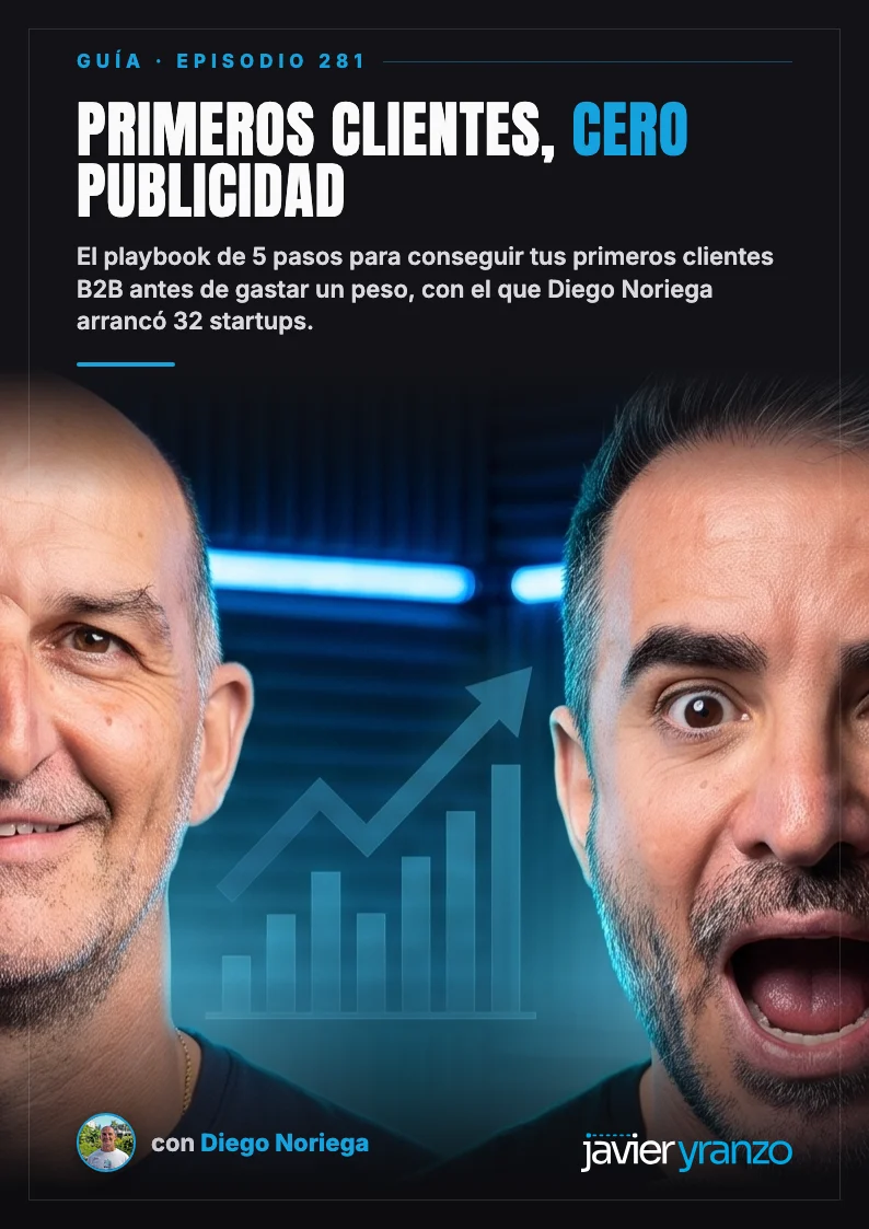Portada del ebook Primeros clientes, cero publicidad