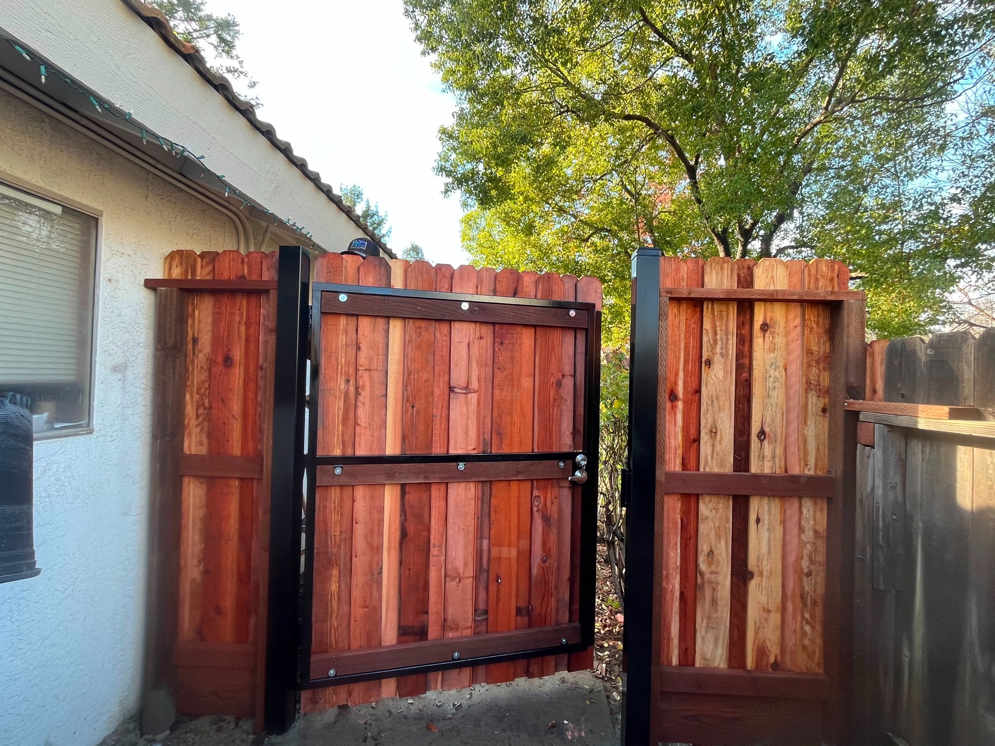 AP Fence fence gate installation project in Fowler California