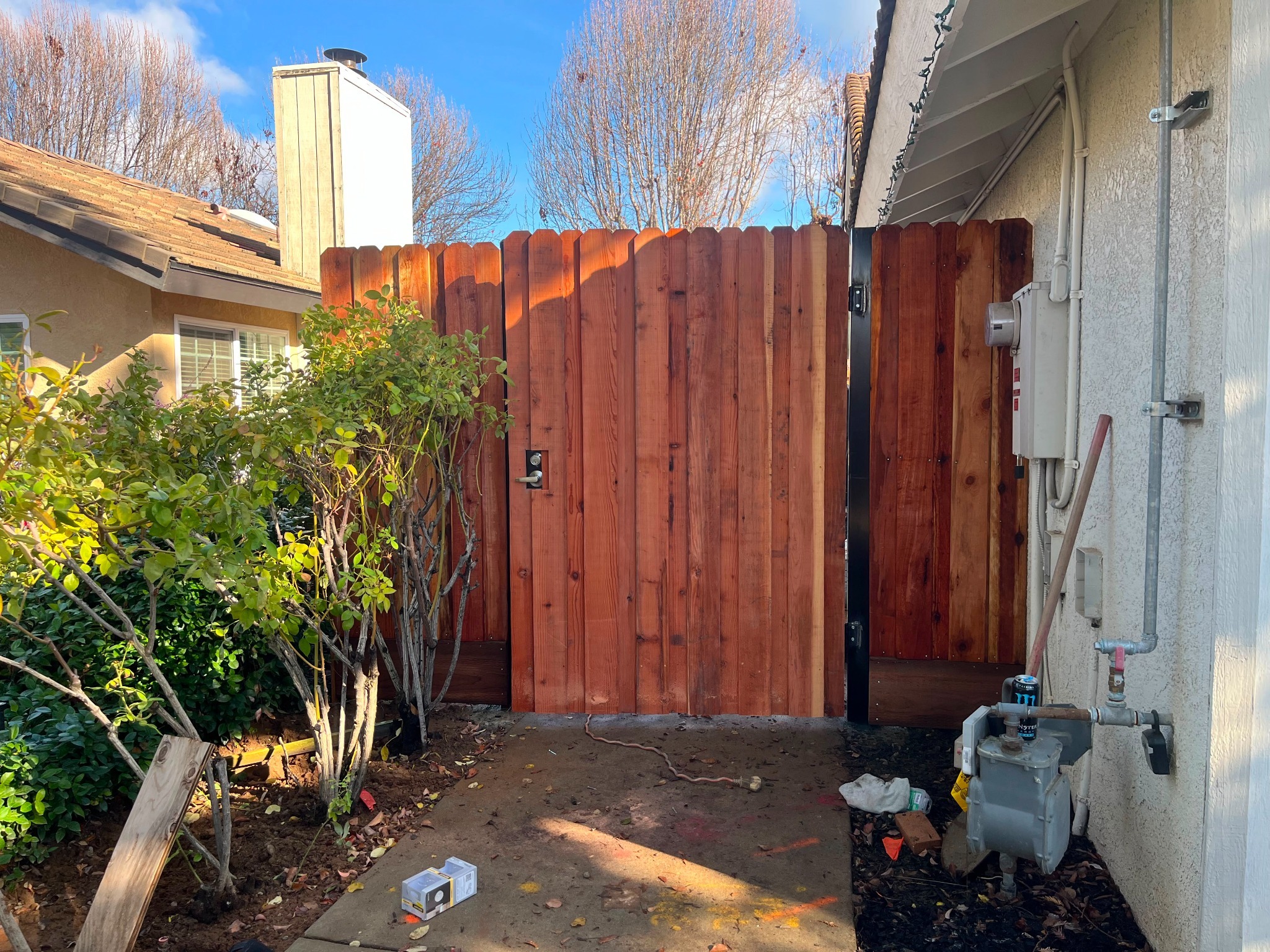 AP Fence fence repair and replacement project in Sanger California