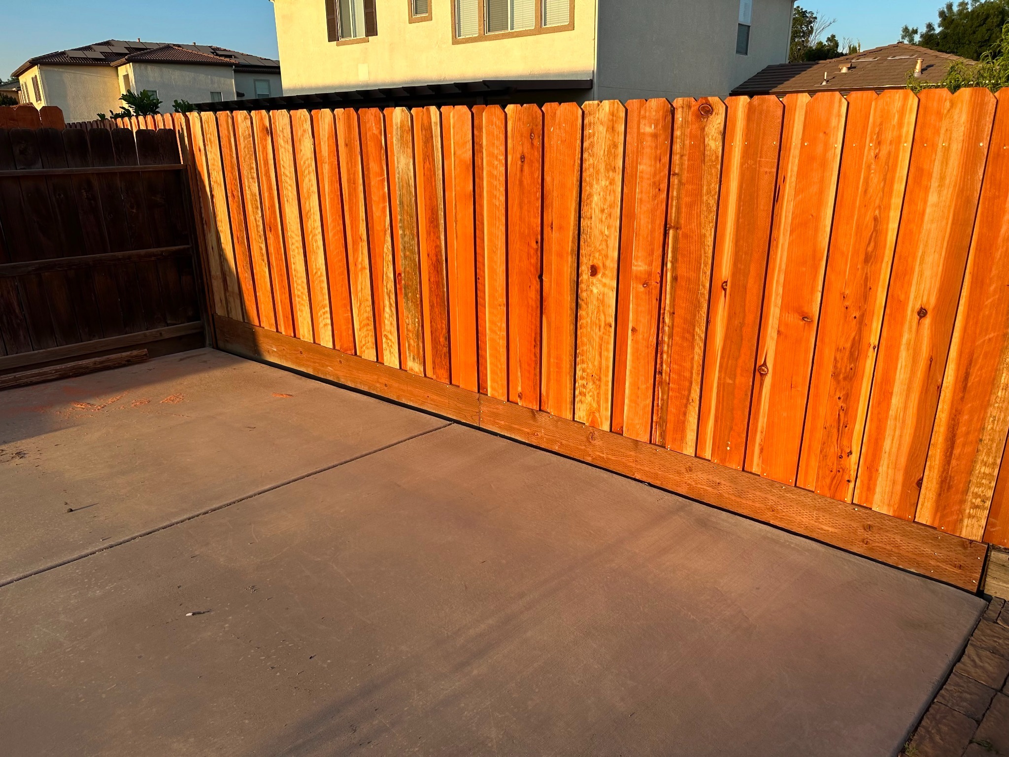 AP Fence fence gate installation project in Selma California