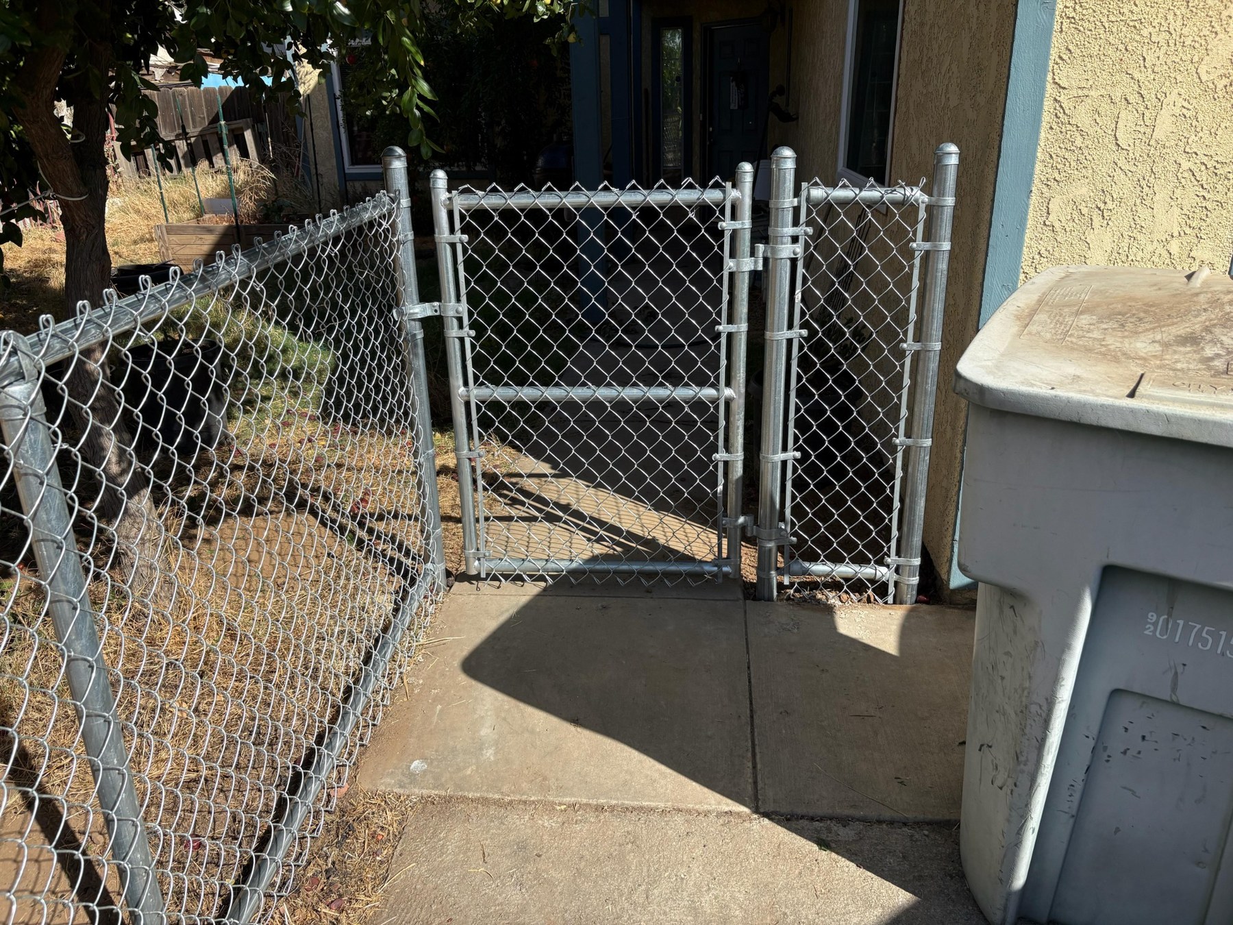 AP Fence chain link fence and gate project in Fowler California