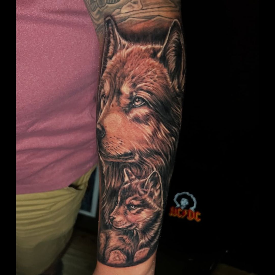 Back piece tattoo by 5 Venoms Custom Tattoo