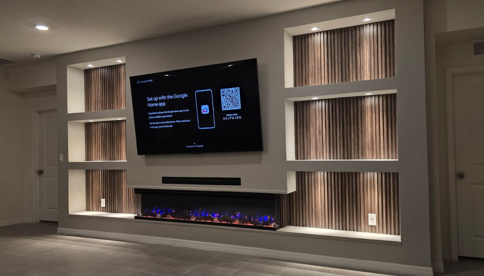 Residential finishing project in Georgia