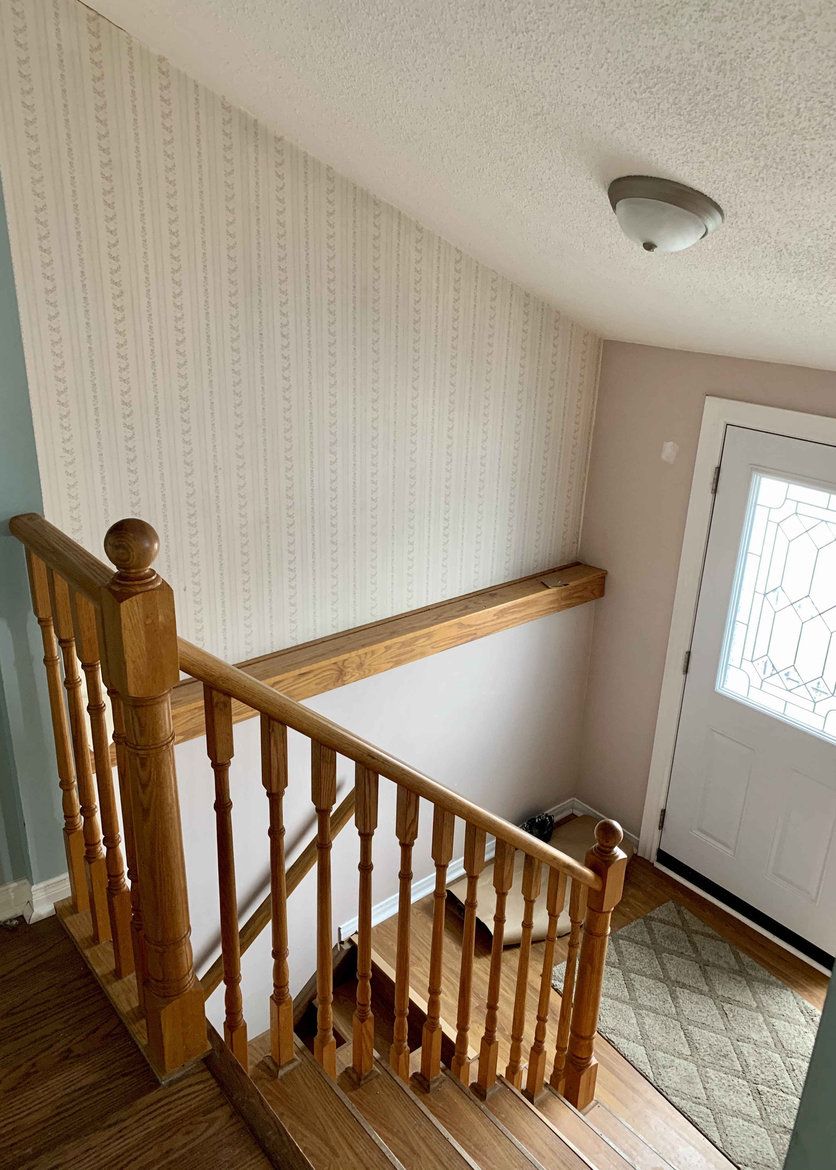 Wallpaper removal before — Durham Region