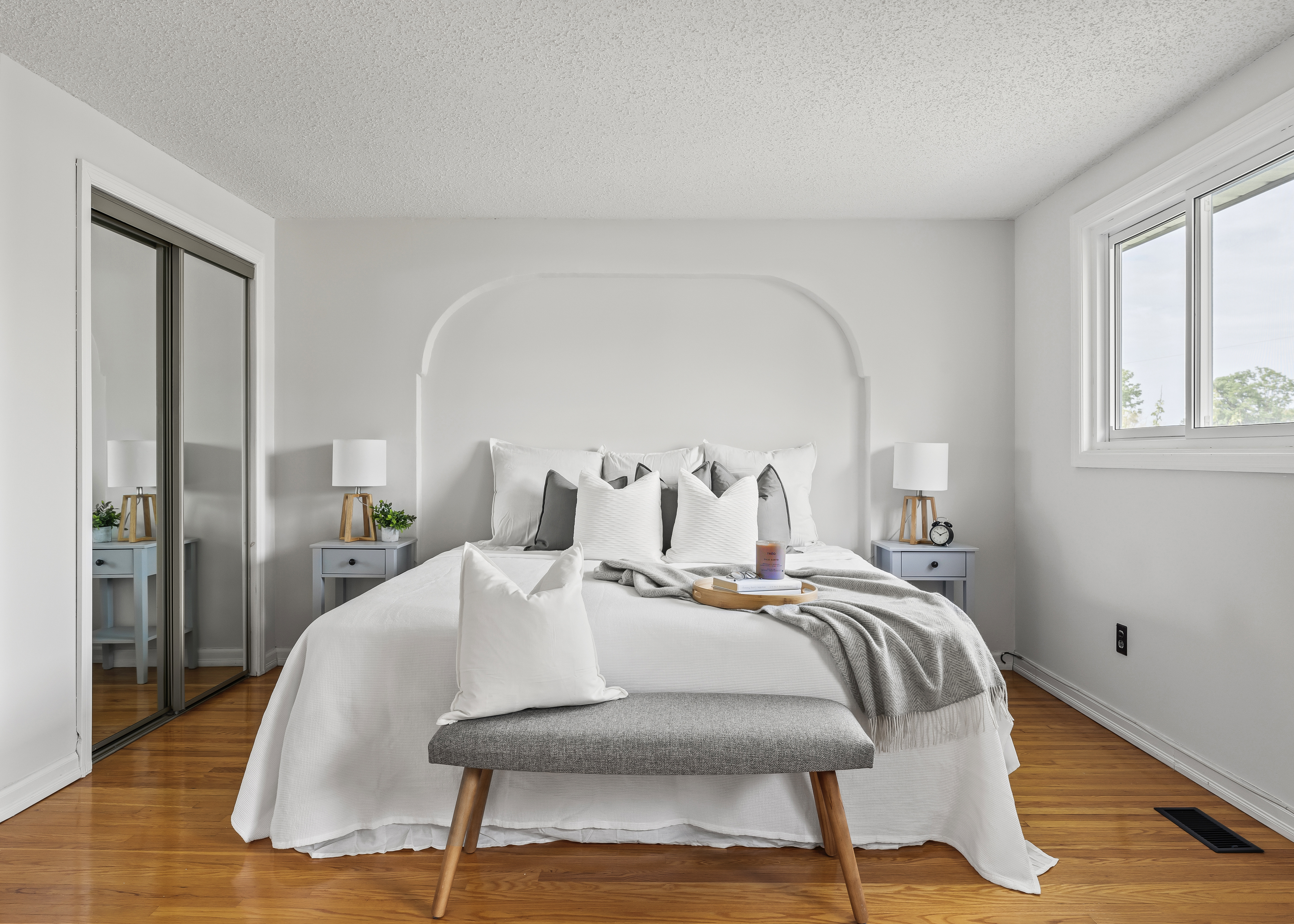 Beautiful bedroom colour consultation and painting by Altona Painting Newtonville Ontario