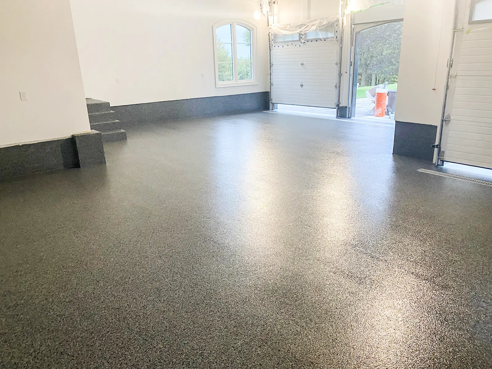 Epoxy floor coating by Altona Painting Durham Region