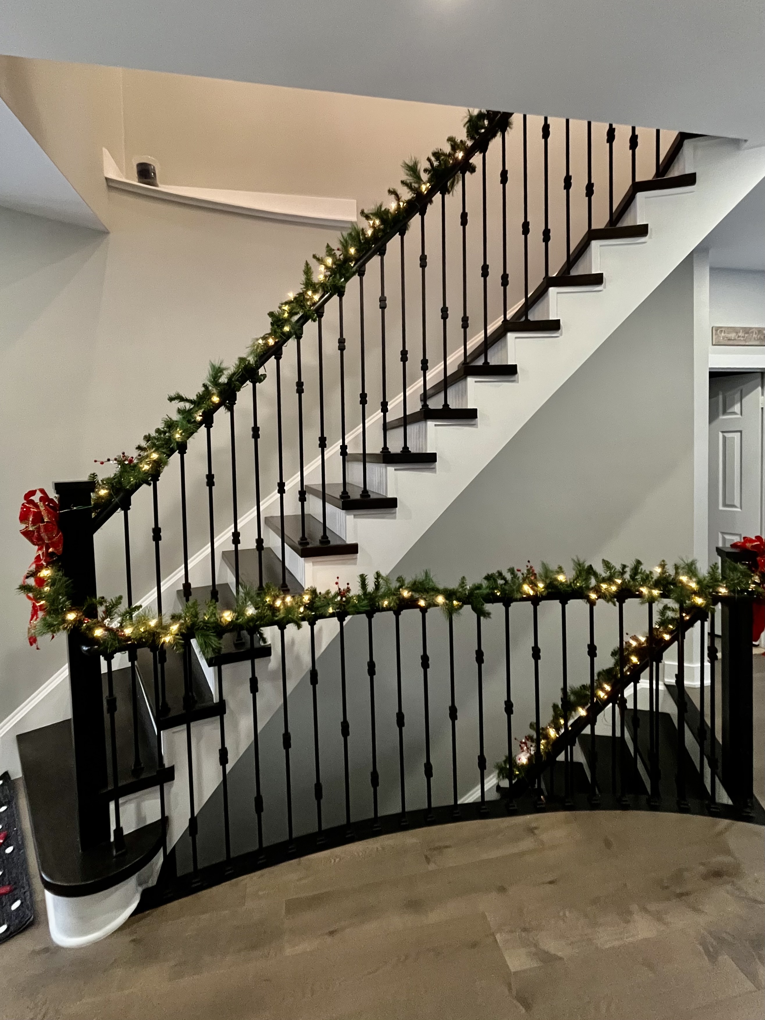 Professional staircase staining and refinishing in Ajax Ontario by Altona Painting