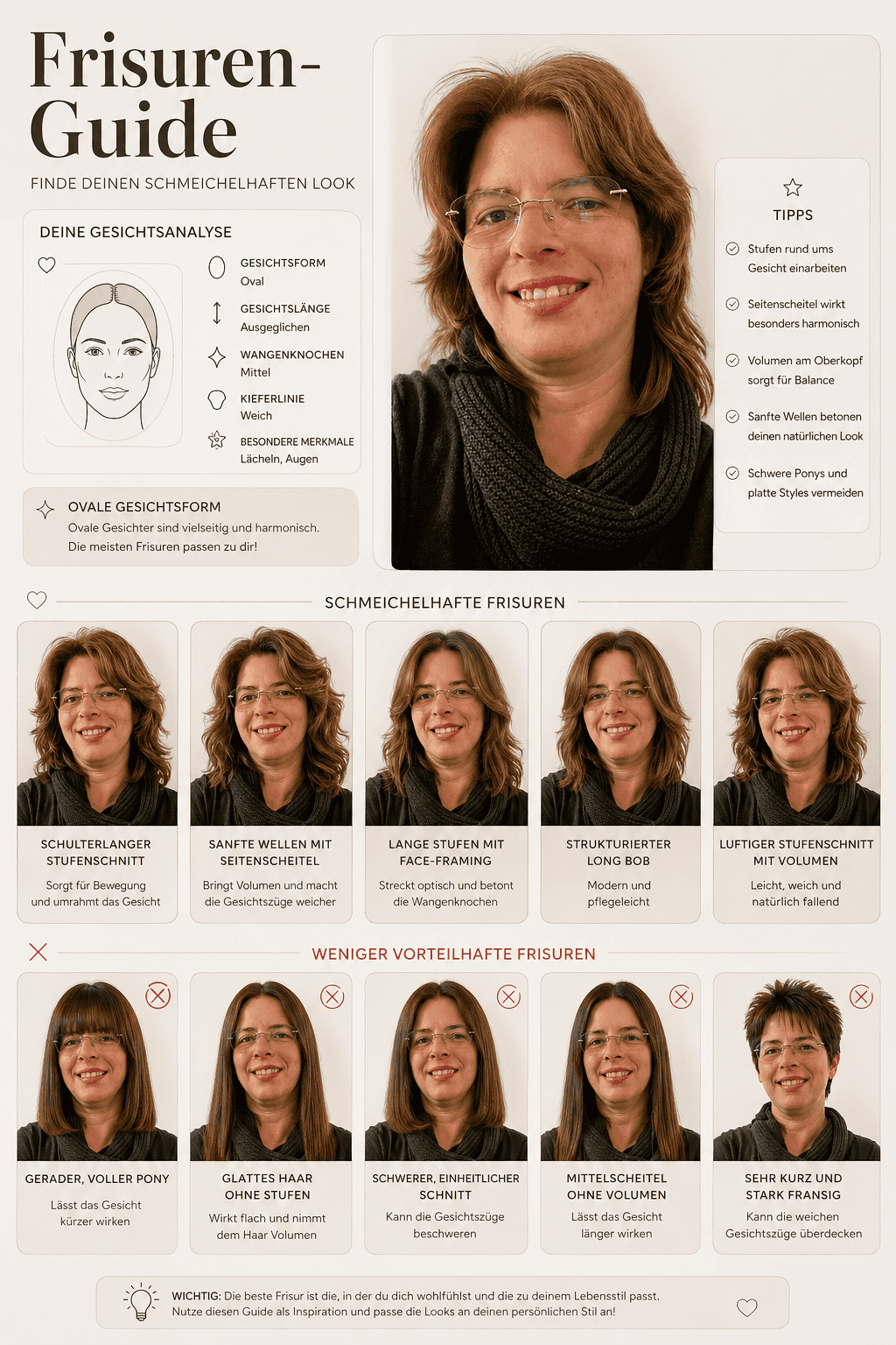 ChatGPT Images 2.0 Infografik Jessica Gaiß Technikfee Hairstyle Guide