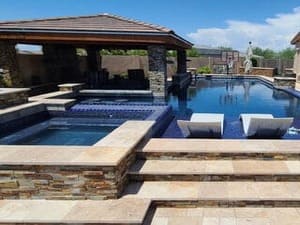 Pool tile cleaning in Goodyear