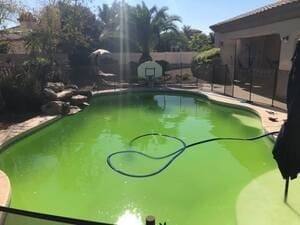 Pool tile cleaning in Goodyear