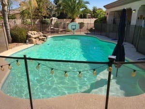 Pool tile cleaning in Litchfield Park