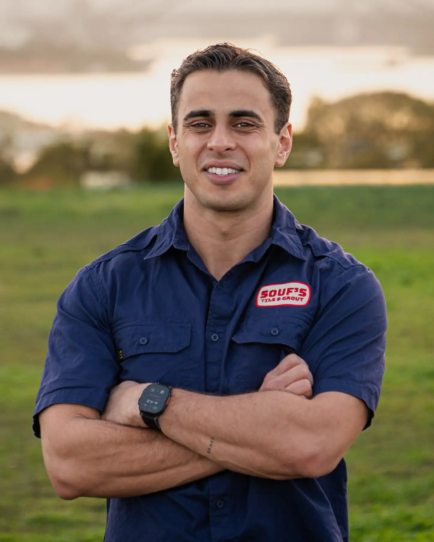 Youssef, owner of Souf's Tile & Grout