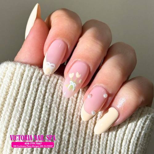 French tip manicure Victoria Nail Spa