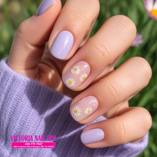 Gel manicure design Morgan Hill nail salon