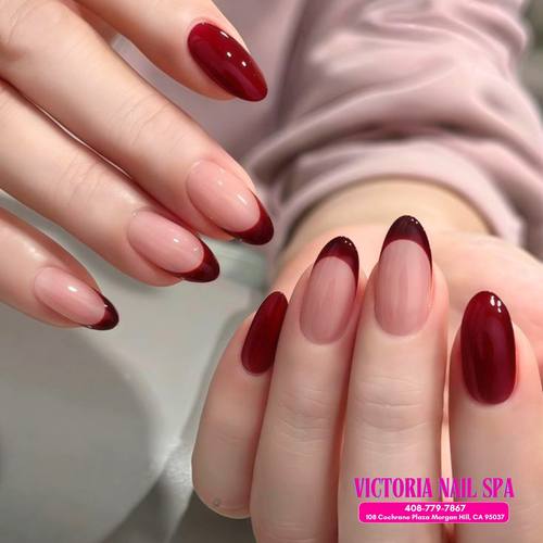Acrylic full set nails Victoria Nail Spa