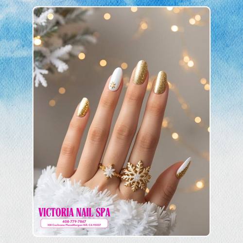 Marble nail design Morgan Hill