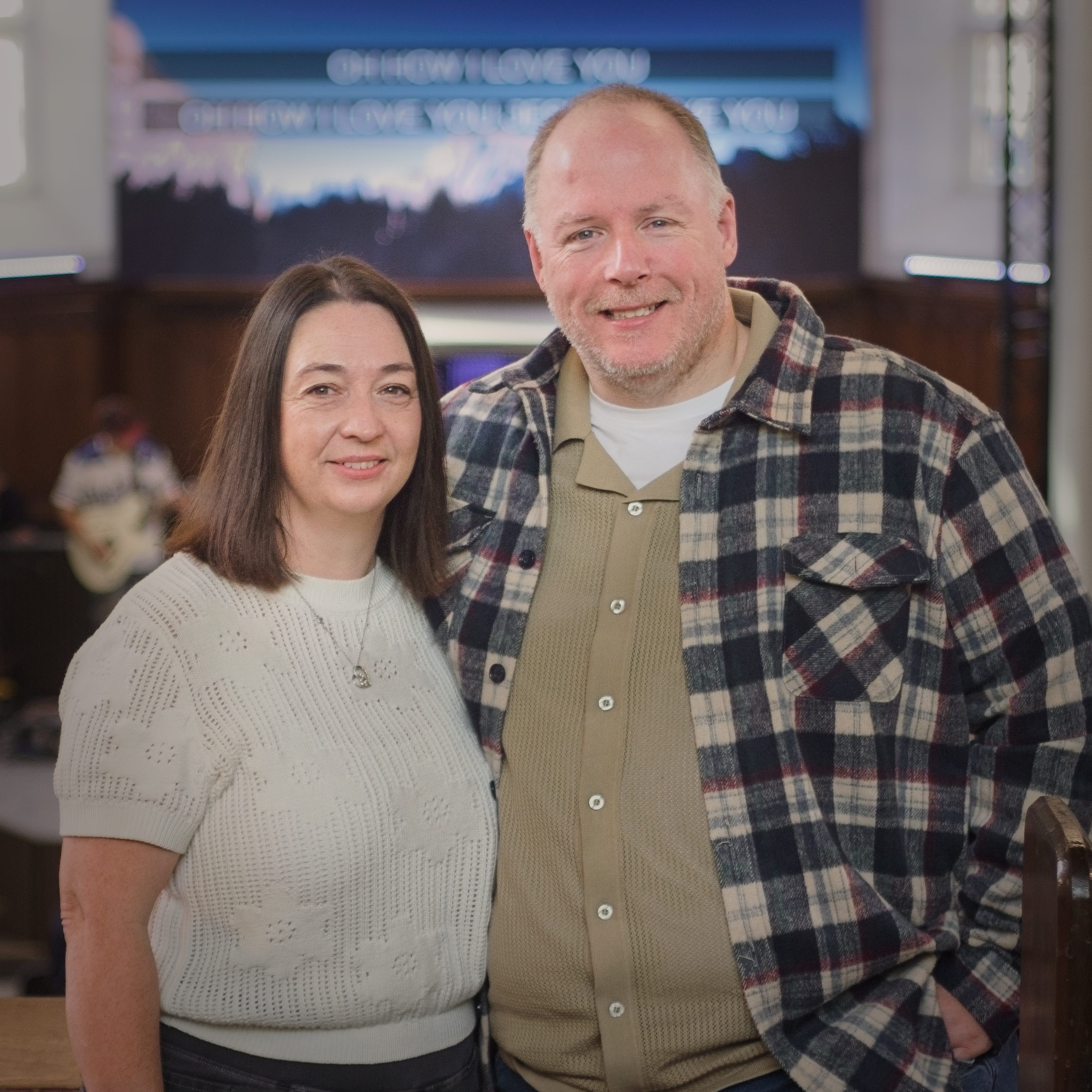 Campus pastors at Home Church Livingston: Patrick & Carol Anne Downie