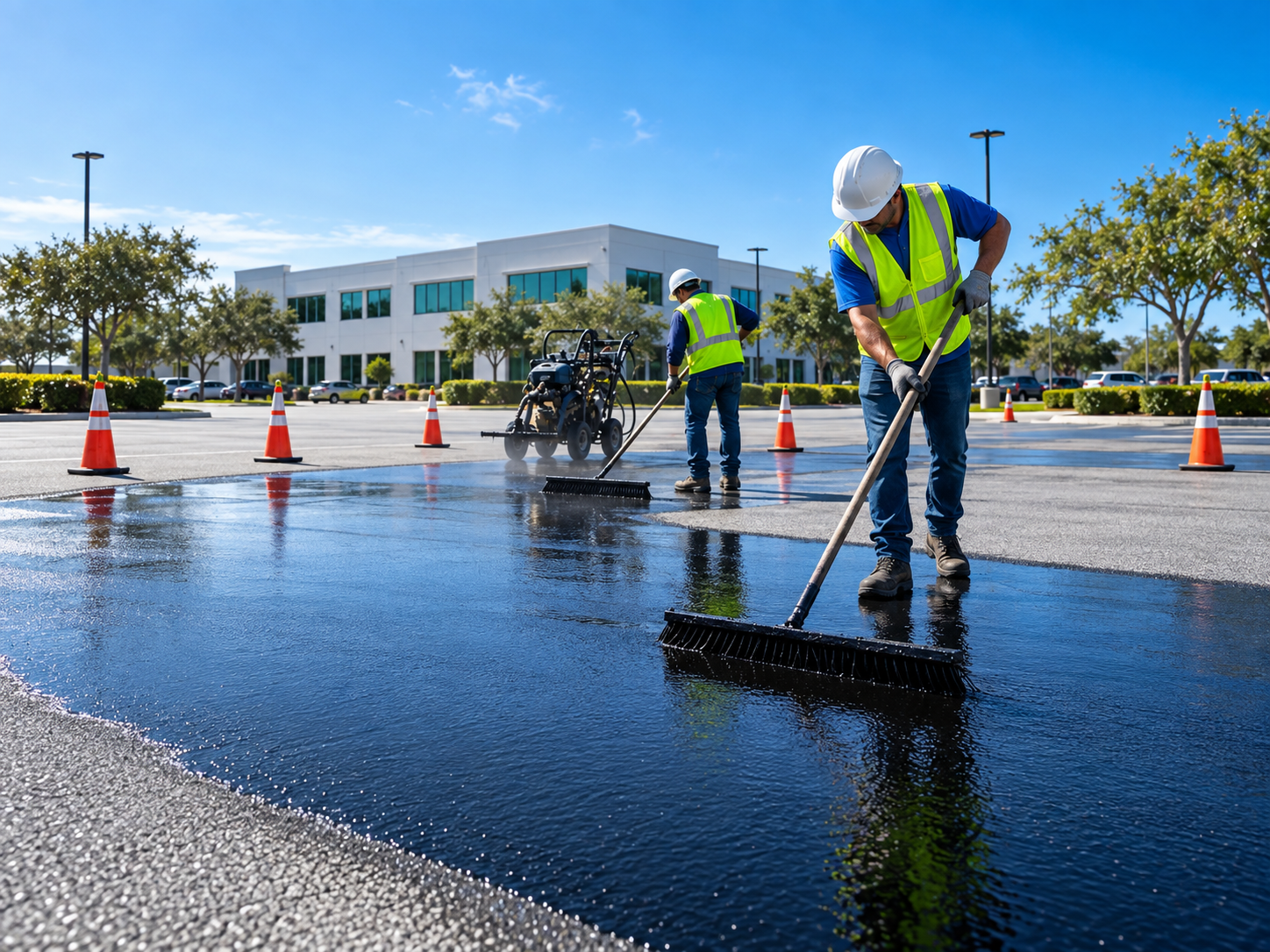 Asphalt Line Striping in Phoenix