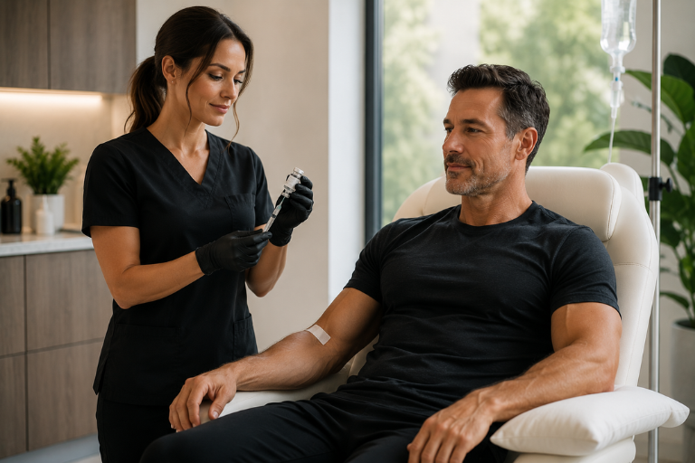 Hormone and testosterone replacement therapy at Slim Wellness Center