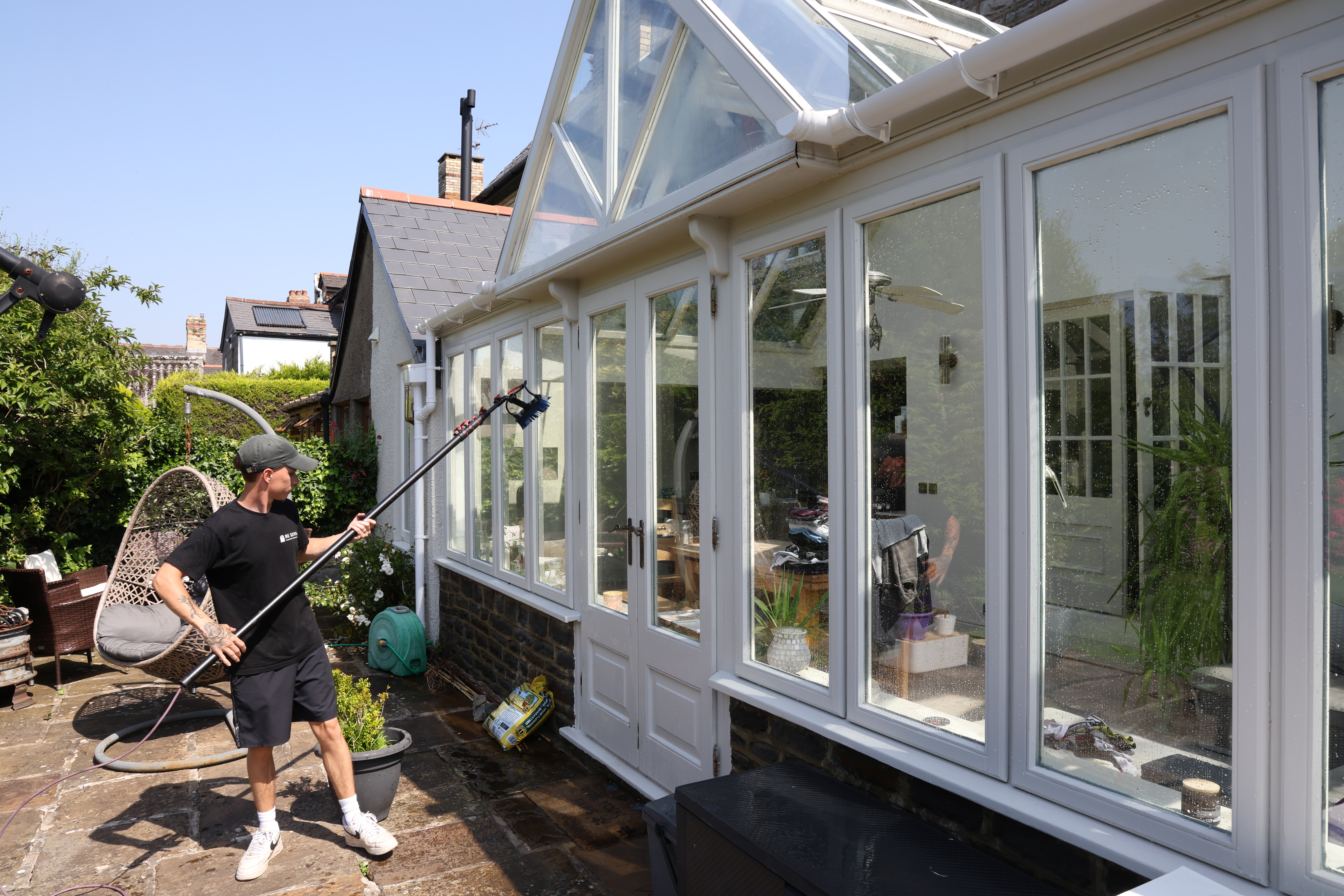 Professional Conservatory Cleaning for residential properties in Cardiff