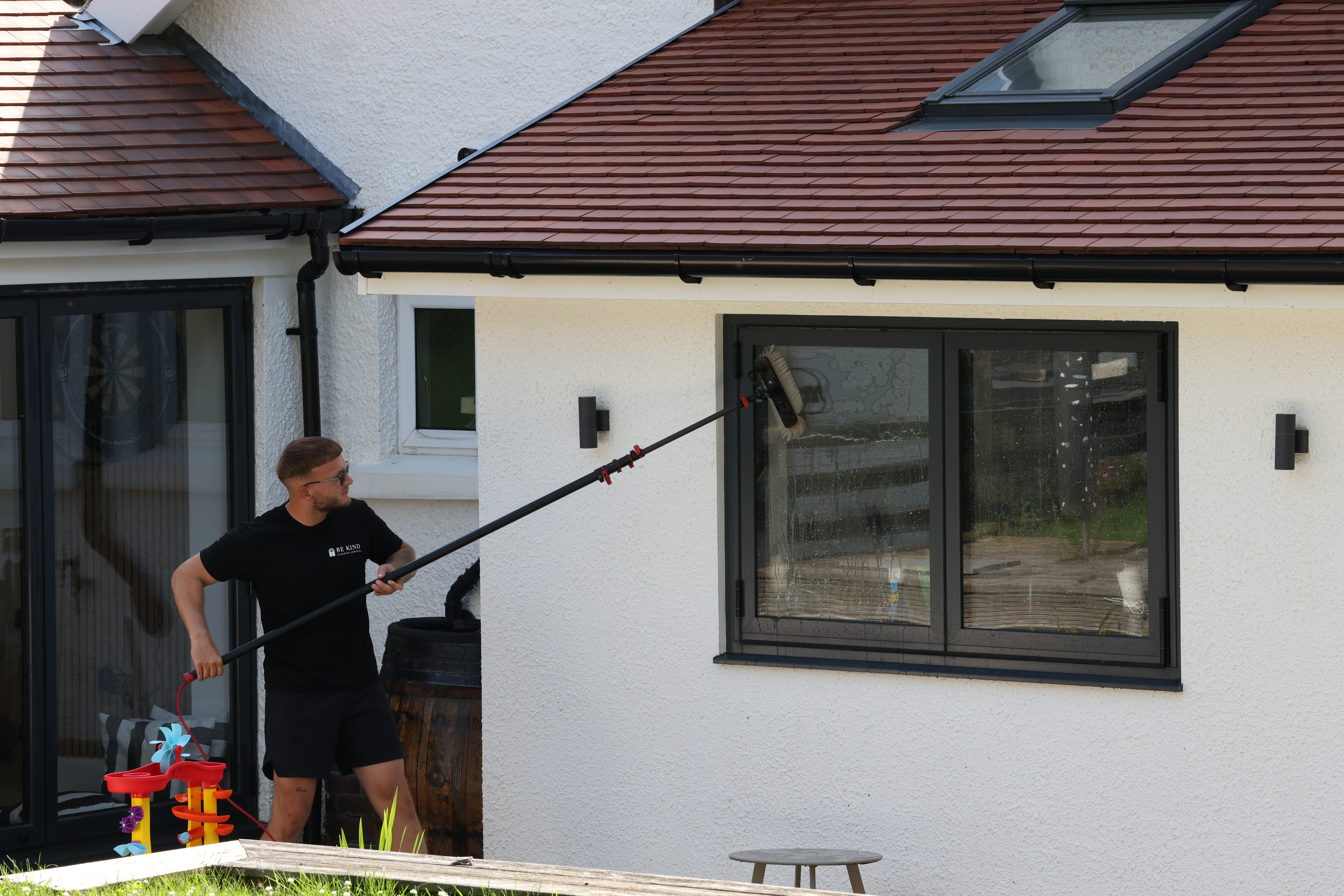 Window cleaning service provided by Be Kind Cleaning