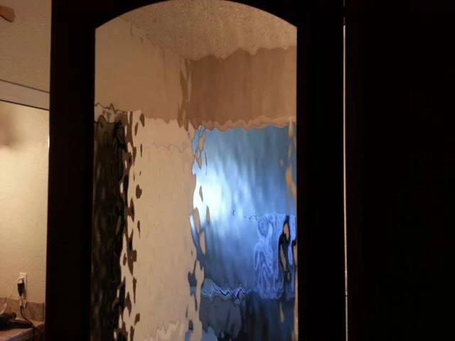 Custom door glass installation