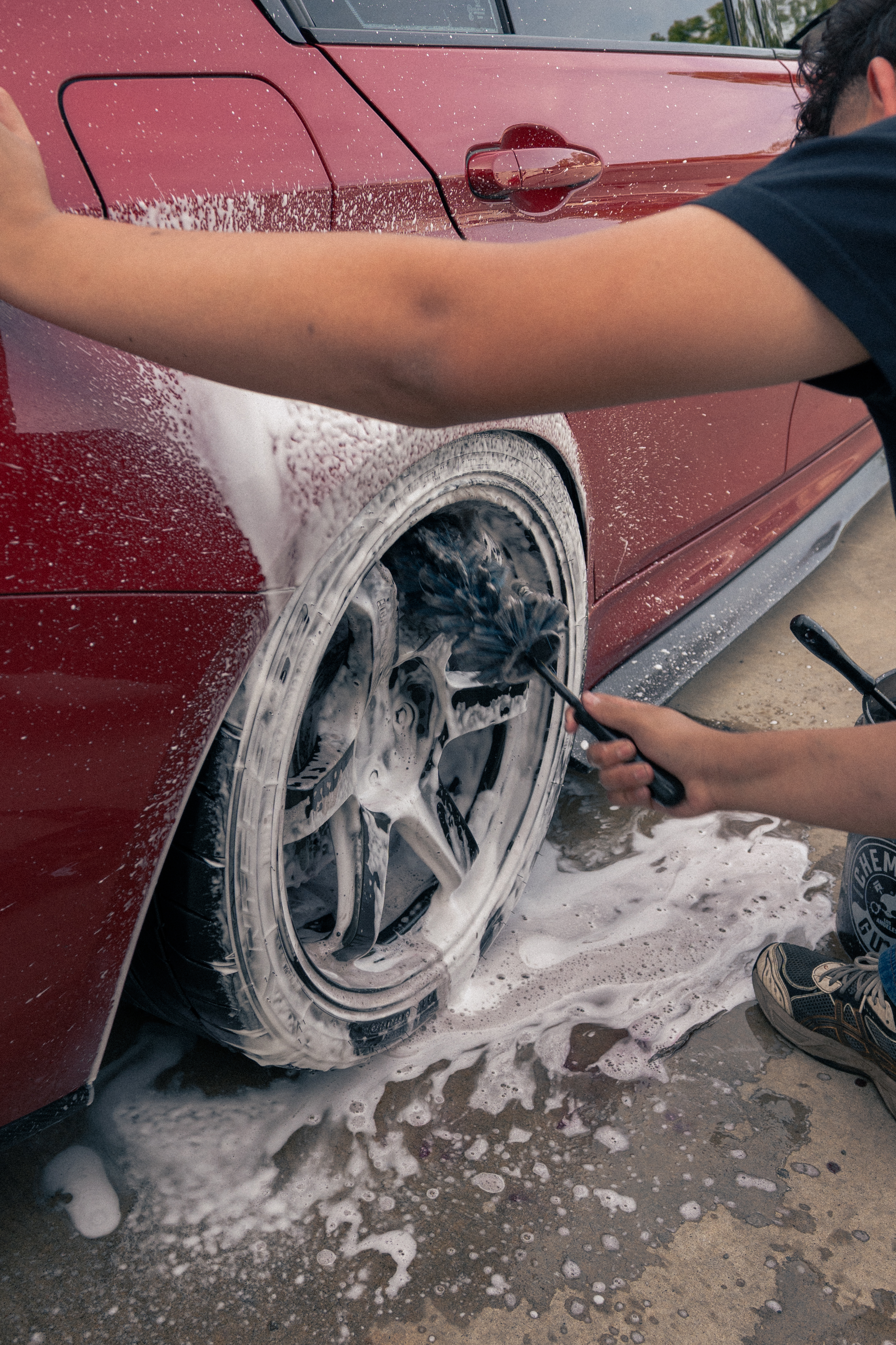 Wheel Scrub