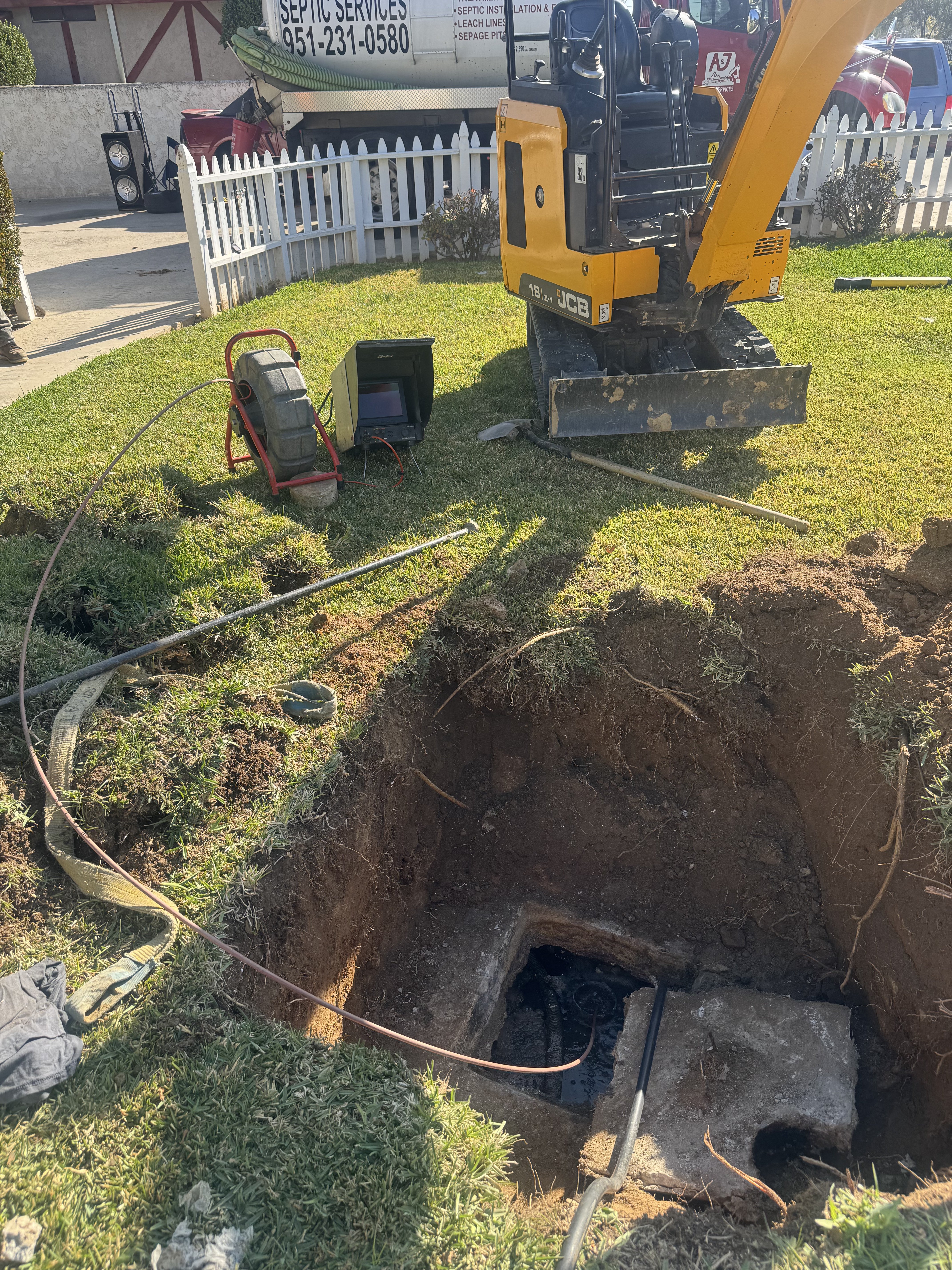 Septic tank repair in Orange County by A&J