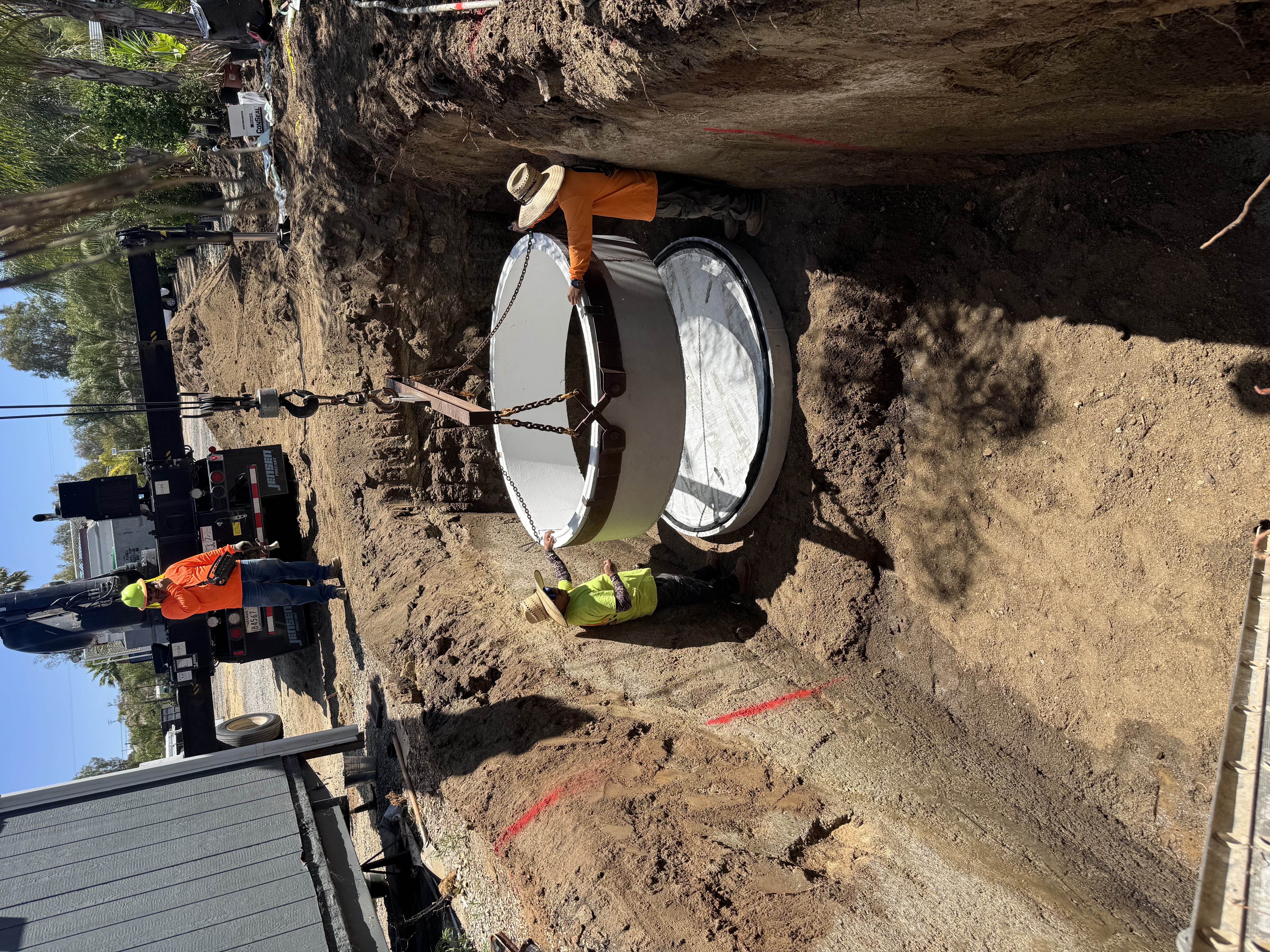 Septic excavation with the A&J team in San Bernardino County