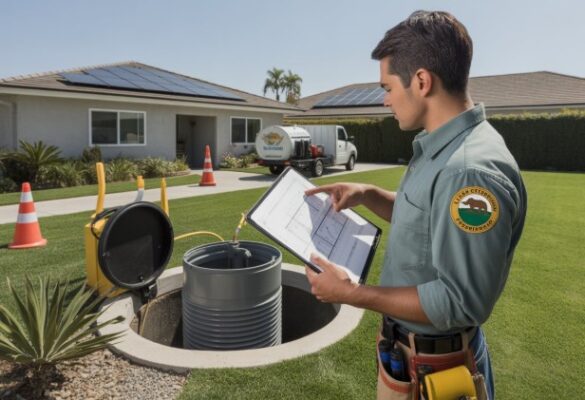 C-42 septic certification and inspection paperwork