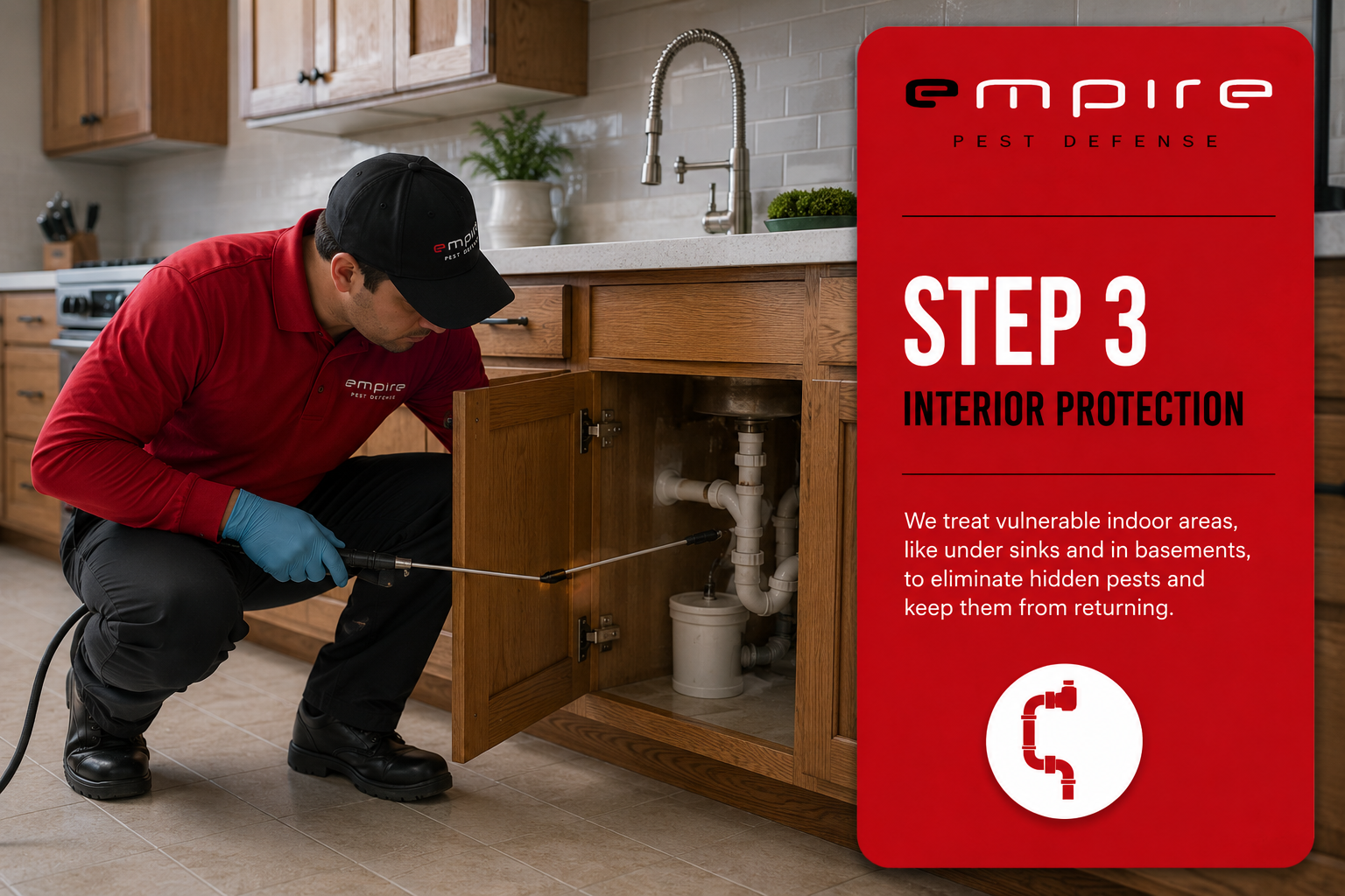Empire Pest Defense scheduled follow-up for ongoing protection