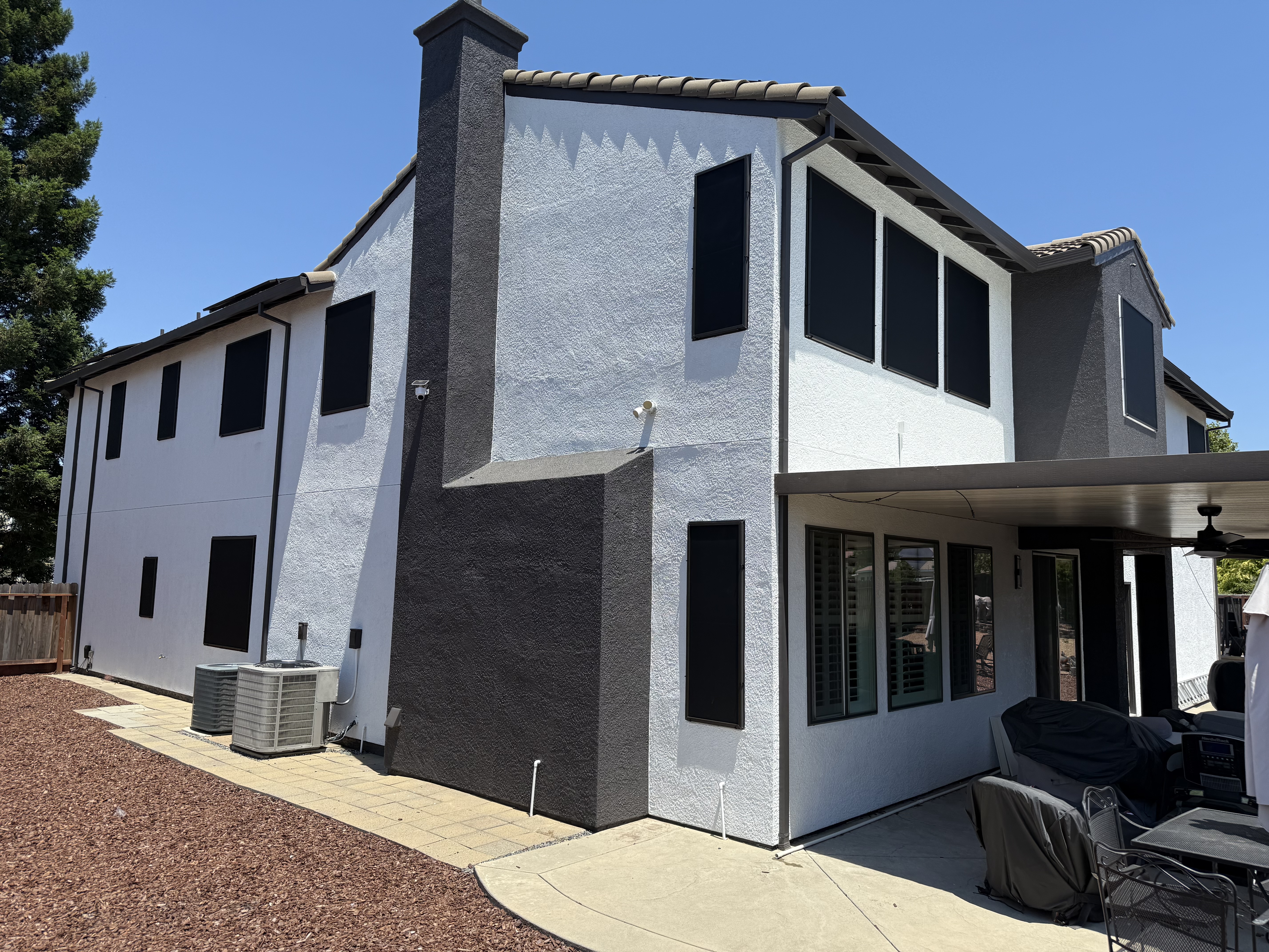 Tinted window on the exterior of a Rocklin home
