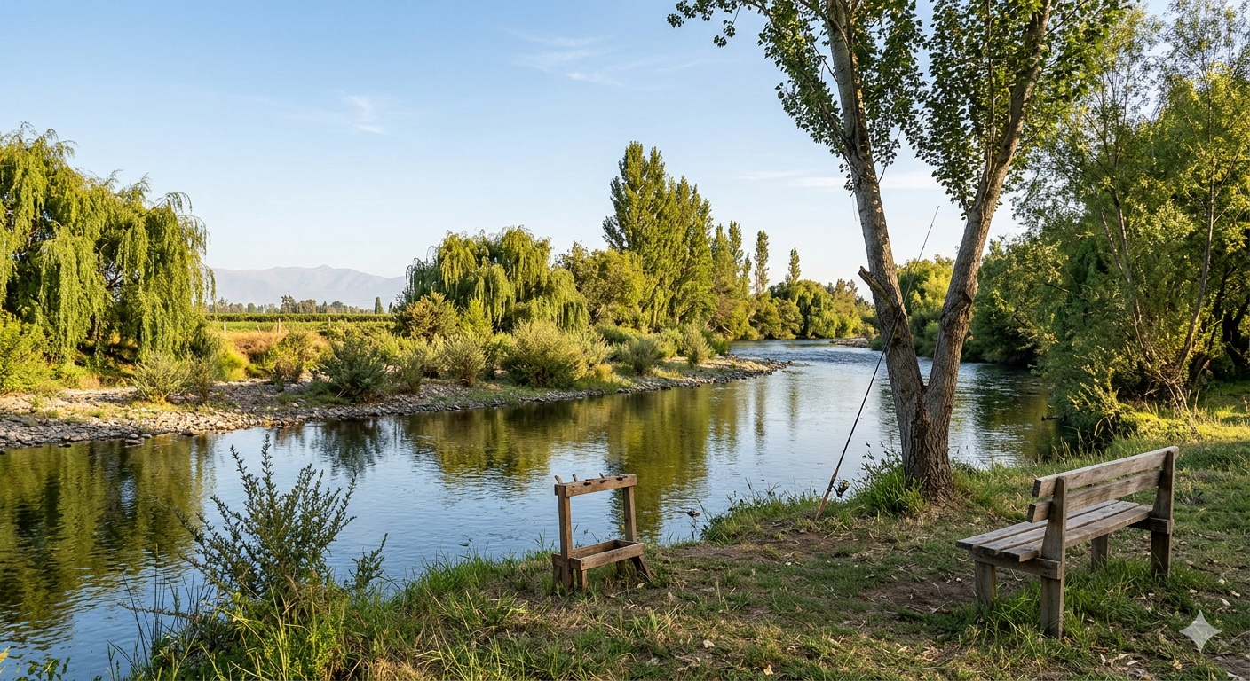 Río Putagan colindante al terreno