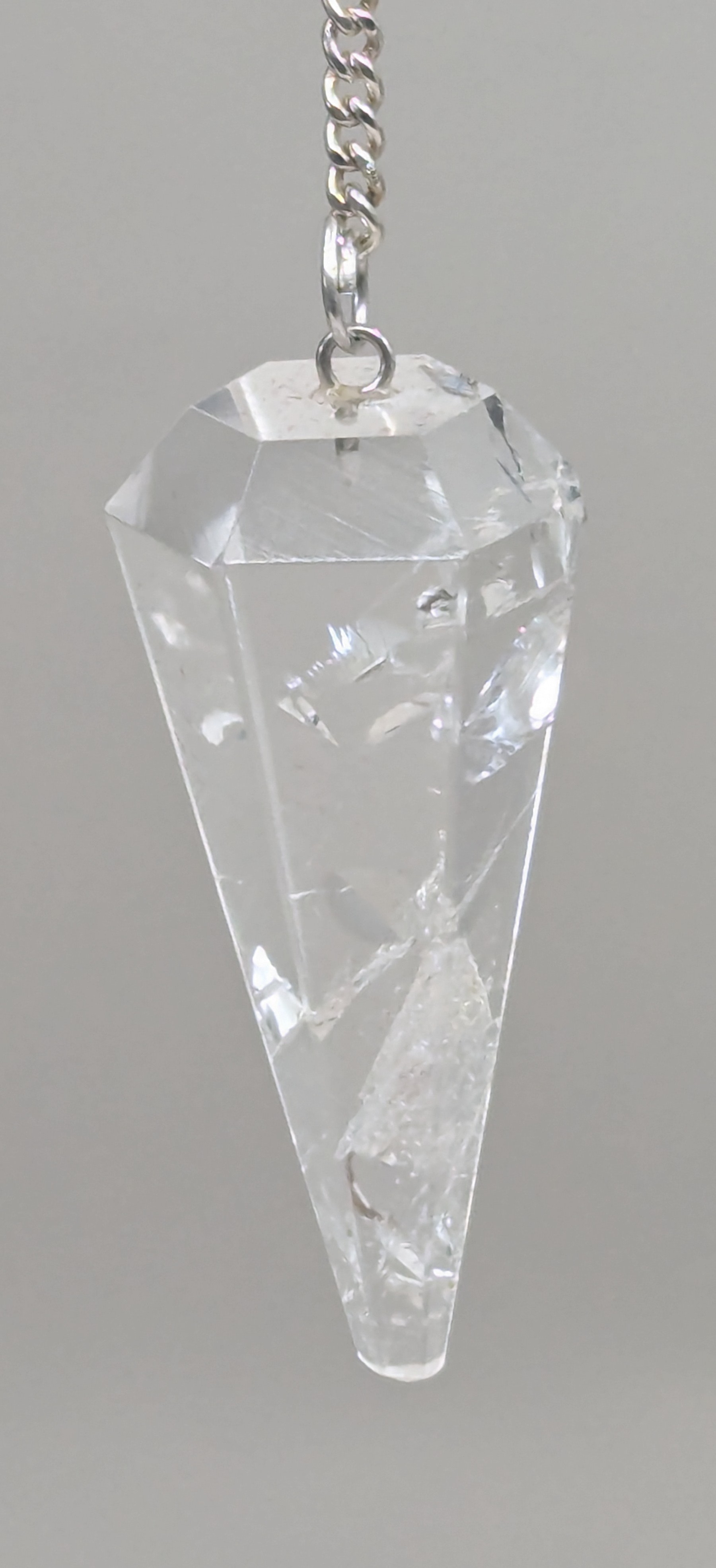 Clear Quartz Pendulum for Intuition, Clarity & Guidance