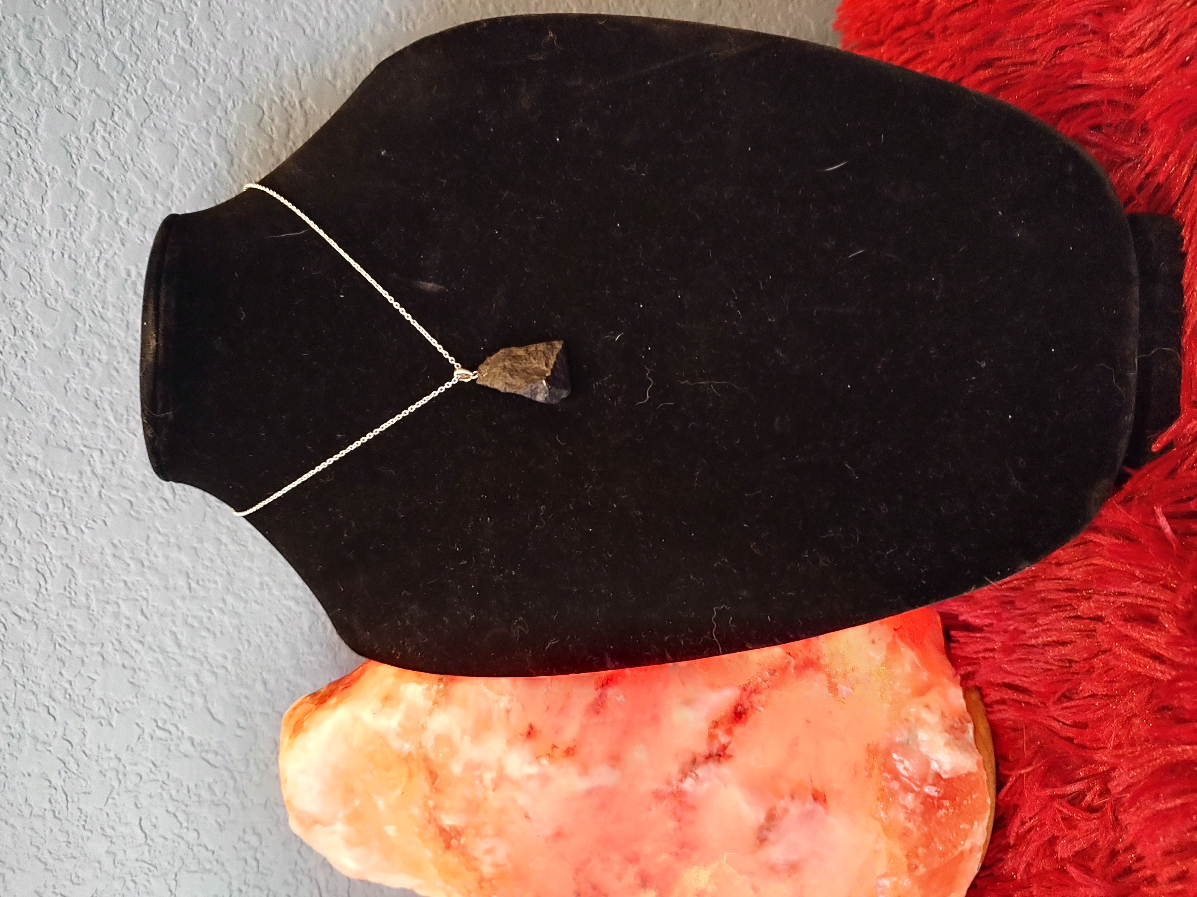 Shungite Protection Necklace – Purification • EMF Shielding • Grounded Healing