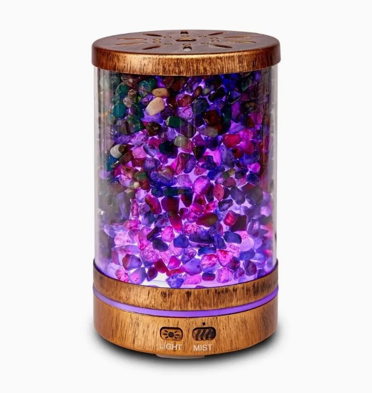 ✨ Amethyst Mini Ultrasonic Essential Oil Diffuser