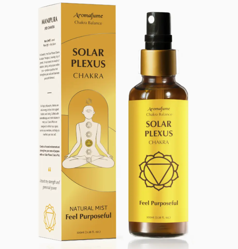 Solar Plexus Chakra Mist | Chakra Spray | Rose & Lemongrass