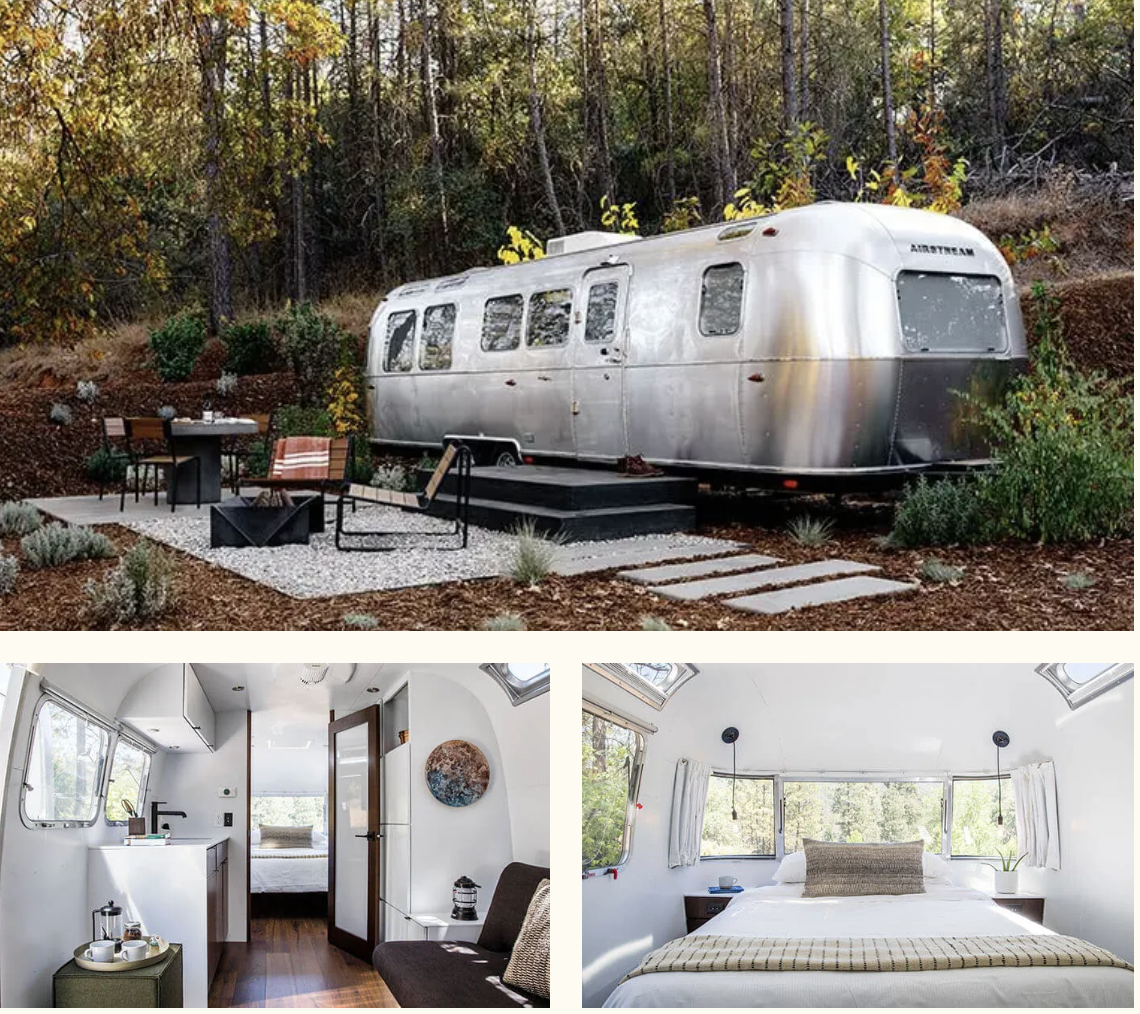An Airstream at AutoCamp Yosemite