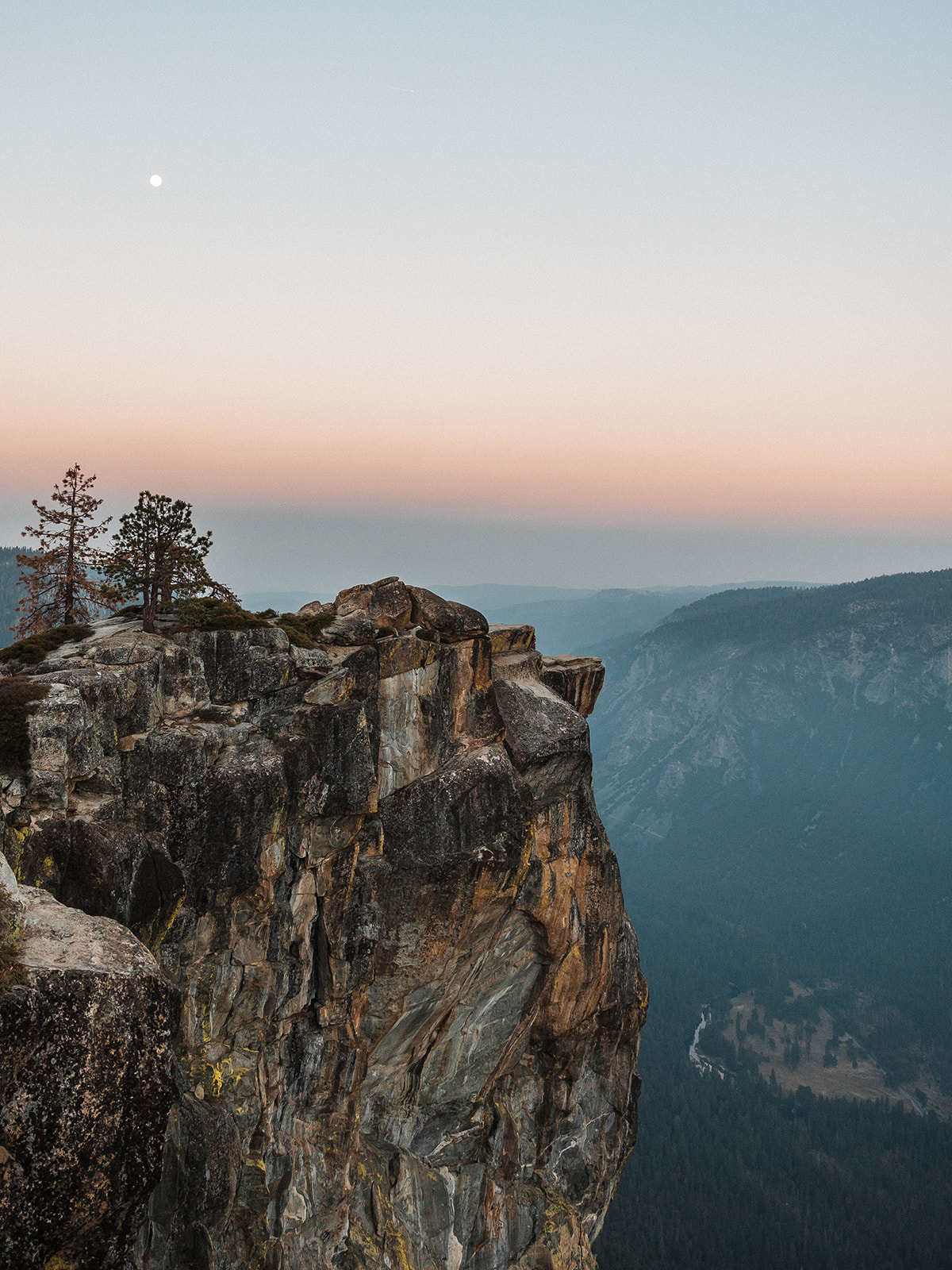 Taft Point at sunset