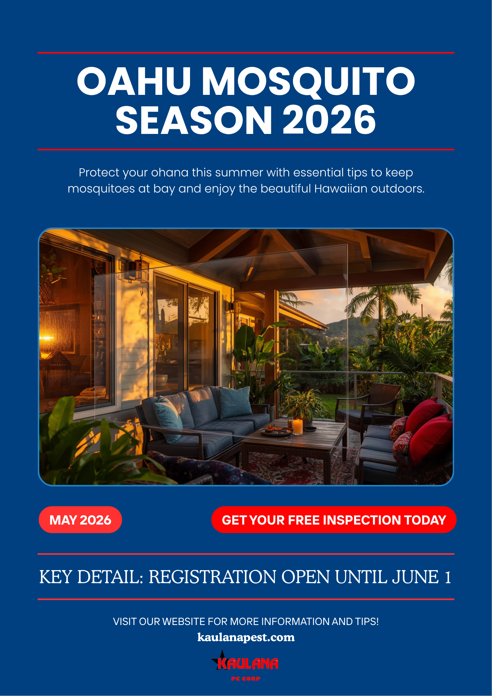 Oahu Mosquito Season 2026: How to Protect Your Ohana This Summer
