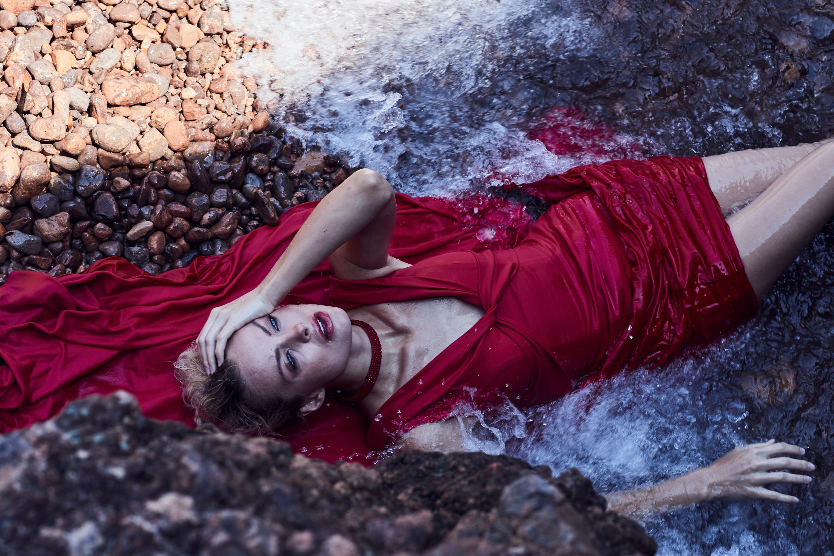 High-end fashion editorial shot